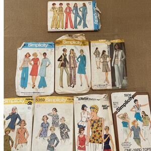 Vintage Pattern Lot Size 16 Early 70's- 80"s
